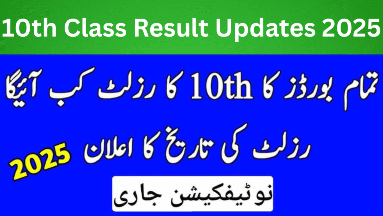 10th Class Result Updates 2025